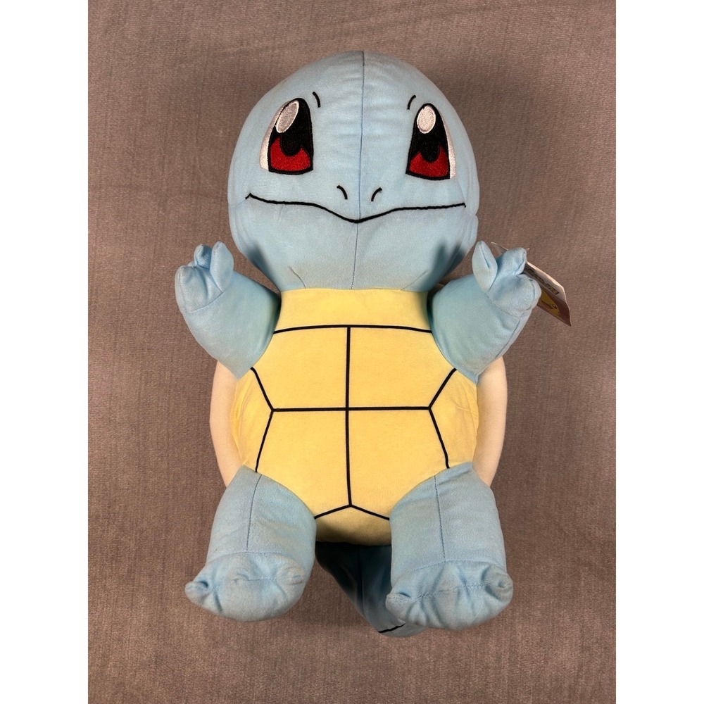 Pokemon Squirtle Plush Toy Factory Blue Turtle Stuffed Animal NWT Collectible